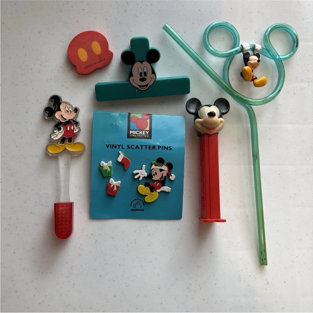 Disney Mickey Mouse Collectible Set - Red, Green, Blue